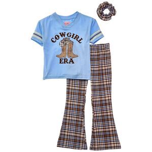 Freestyle Girls  Cowgirl Era 2Pc Legging Set, Blue